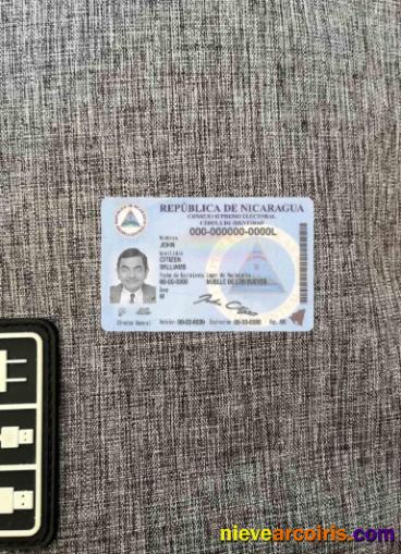 Nicaragua ID photolook